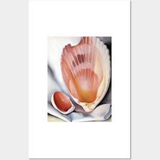 Two Pink Shells/Pink Shell, 1937 by Georgia O'Keeffe Posters and Art